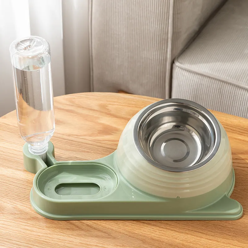 Cat Food Bowl Cat Bowls Whisker Friendly With Water Dispenser For Cats And Small Dogs