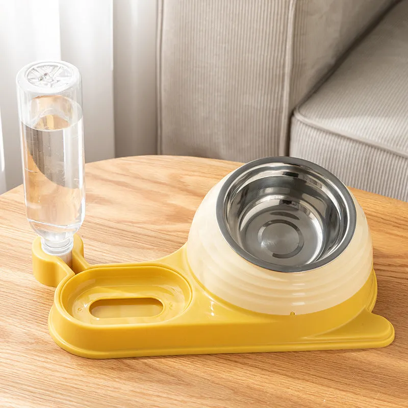 Cat Food Bowl Cat Bowls Whisker Friendly With Water Dispenser For Cats And Small Dogs