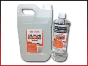 Christle Gloss Oil Paint Thinners, Easy Clean Up, Residential and Commercial Use