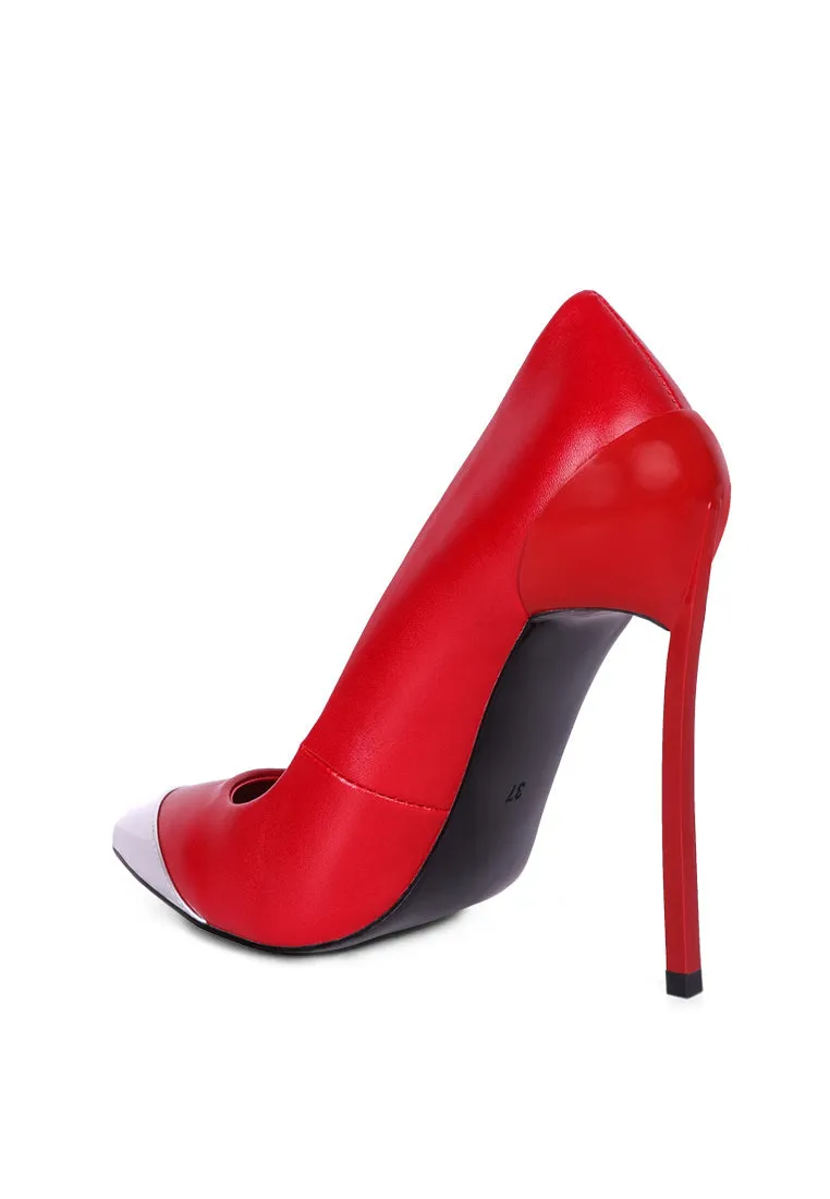 Cidra Silver Dip Stiletto Heels