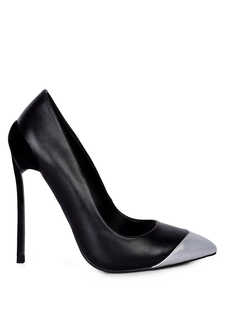 Cidra Silver Dip Stiletto Heels