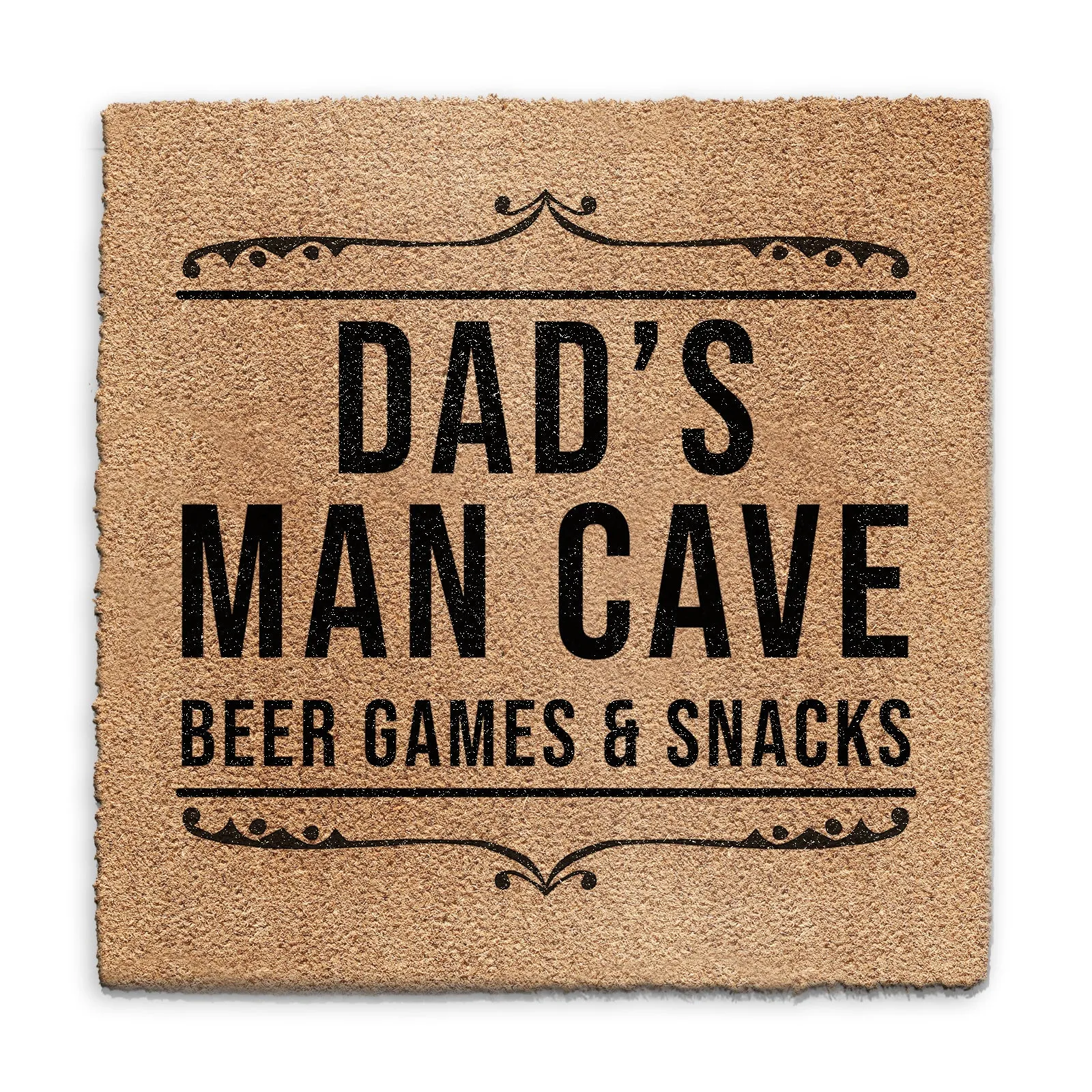 Coir Doormat - Dad's Man Cave