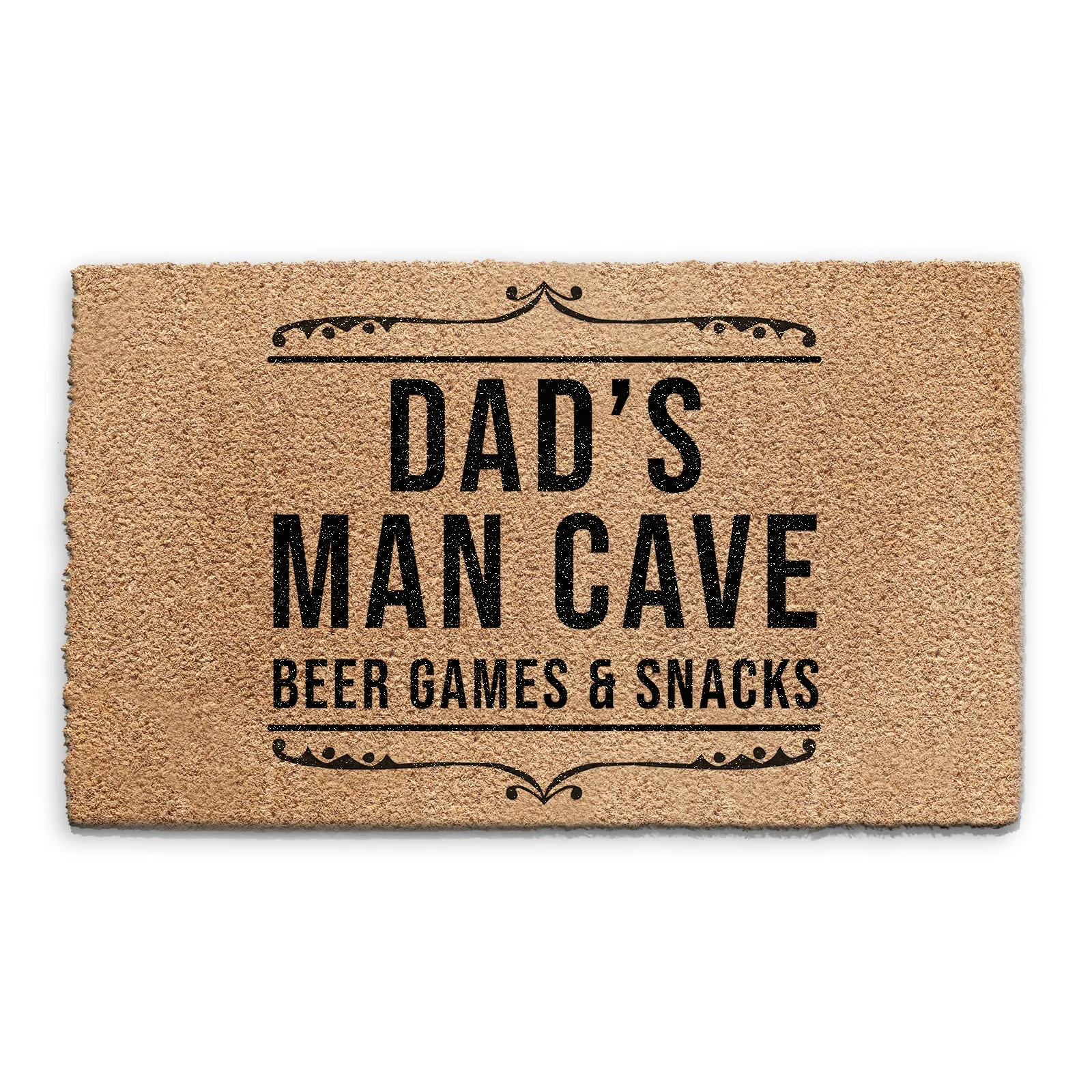 Coir Doormat - Dad's Man Cave