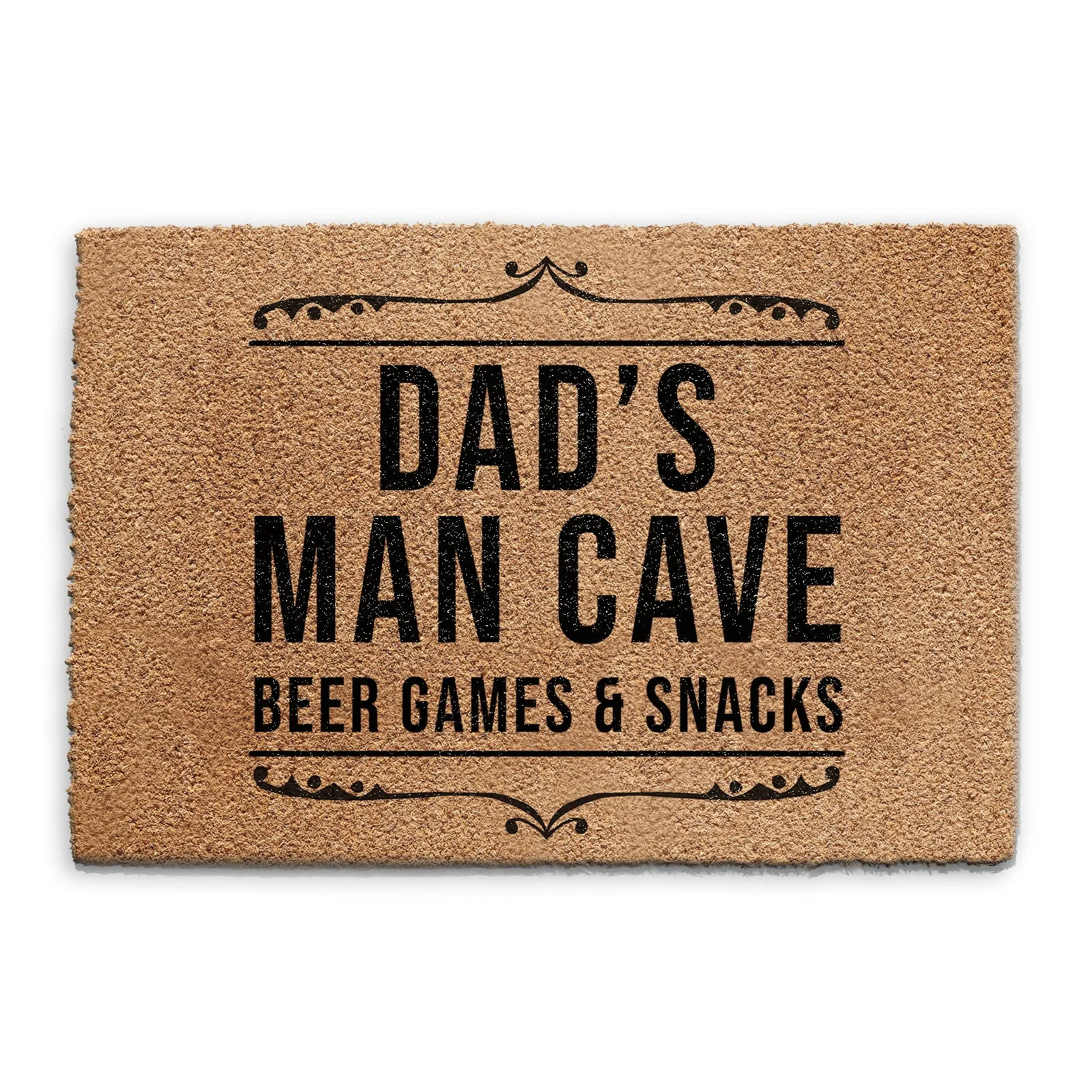 Coir Doormat - Dad's Man Cave