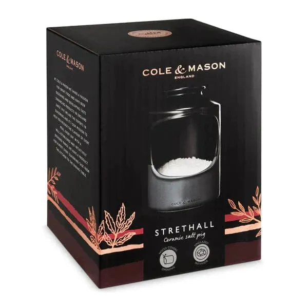 Cole & Mason Strethall Ceramic Kitchen Salt Pig 110mm H822136