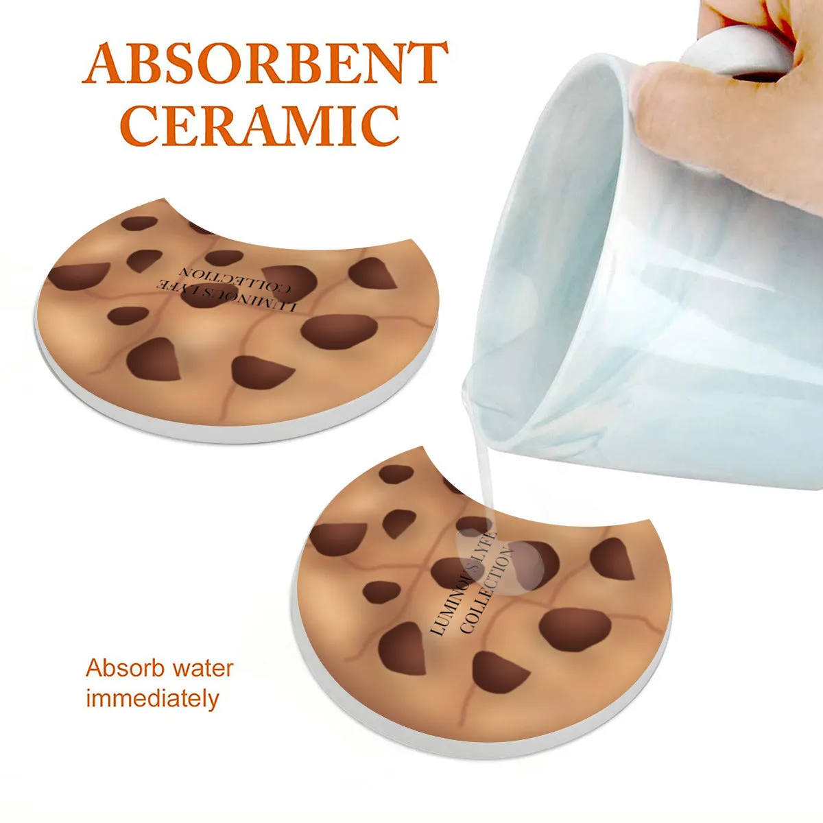 Cookie Bite Coaster Set OF 4