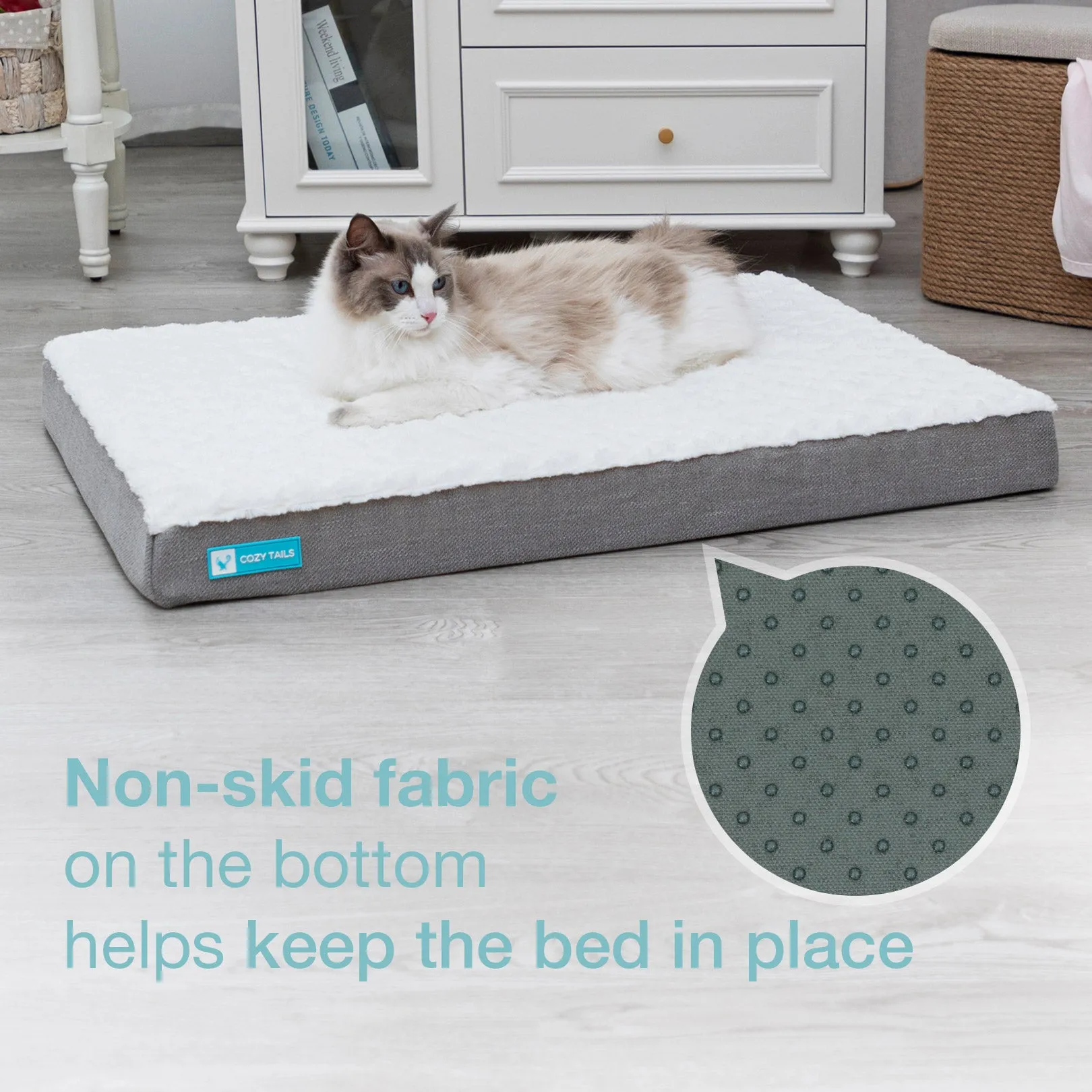 CT003  3D Sea Wave Pet Bed Mattress