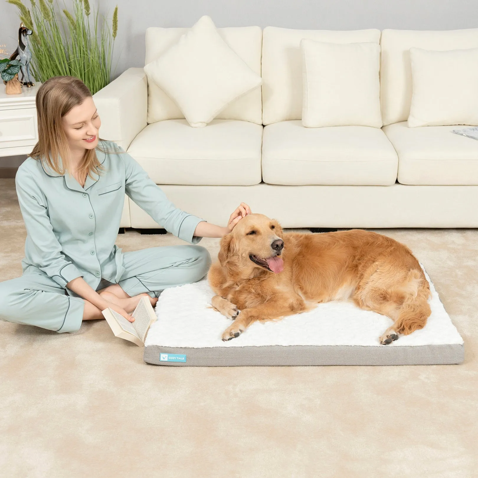 CT003  3D Sea Wave Pet Bed Mattress