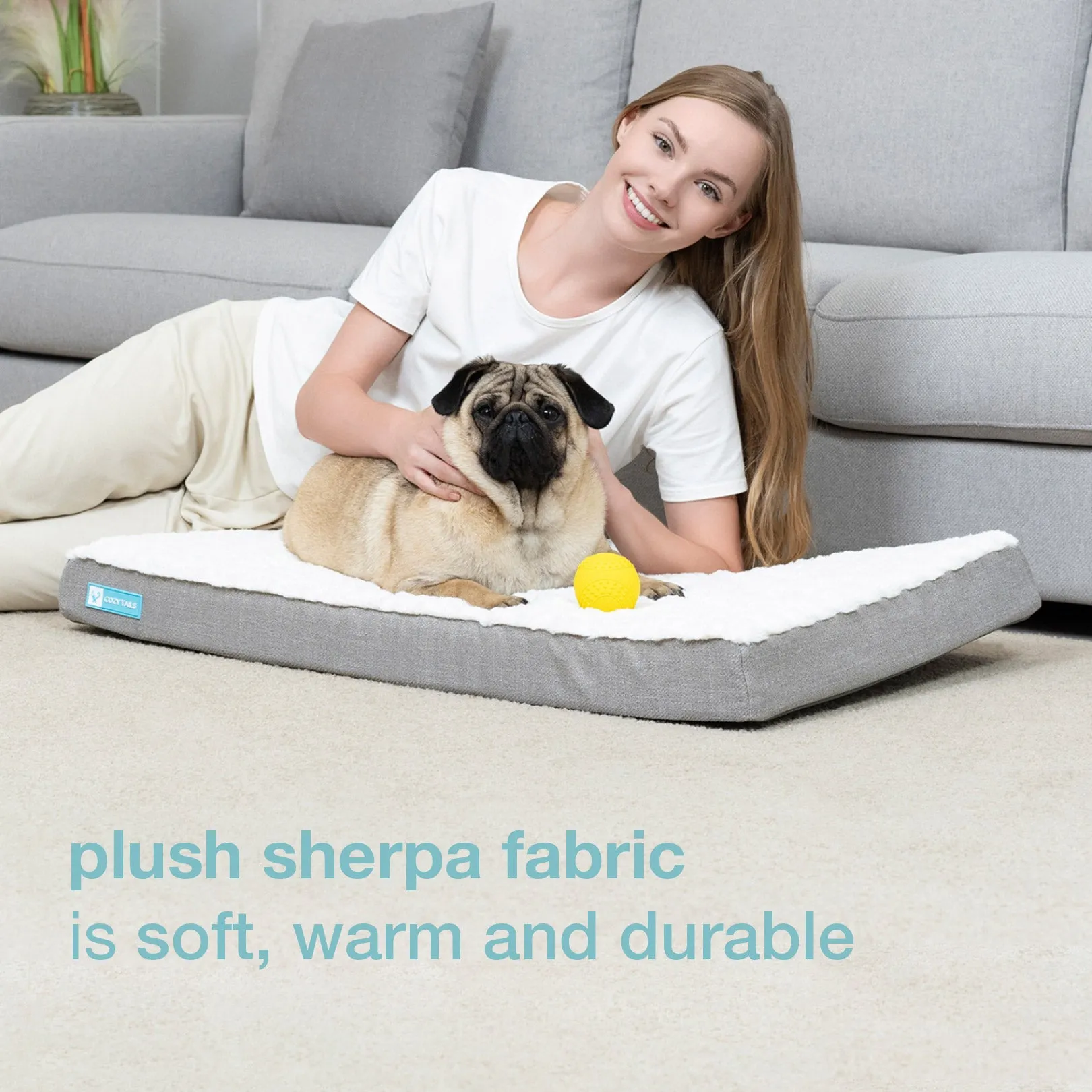 CT003  3D Sea Wave Pet Bed Mattress