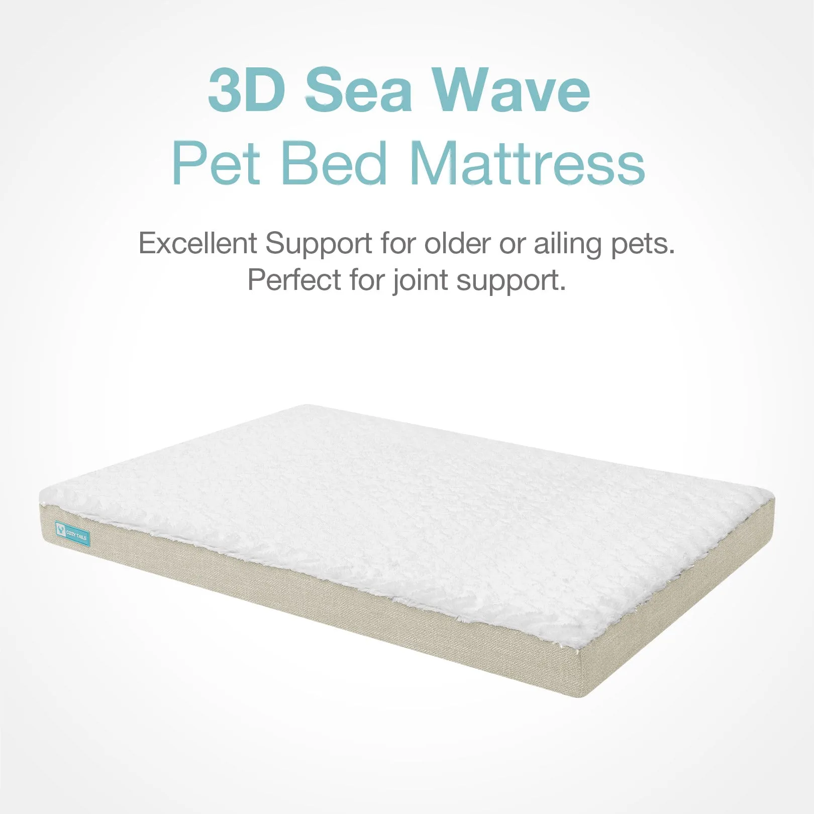 CT003  3D Sea Wave Pet Bed Mattress