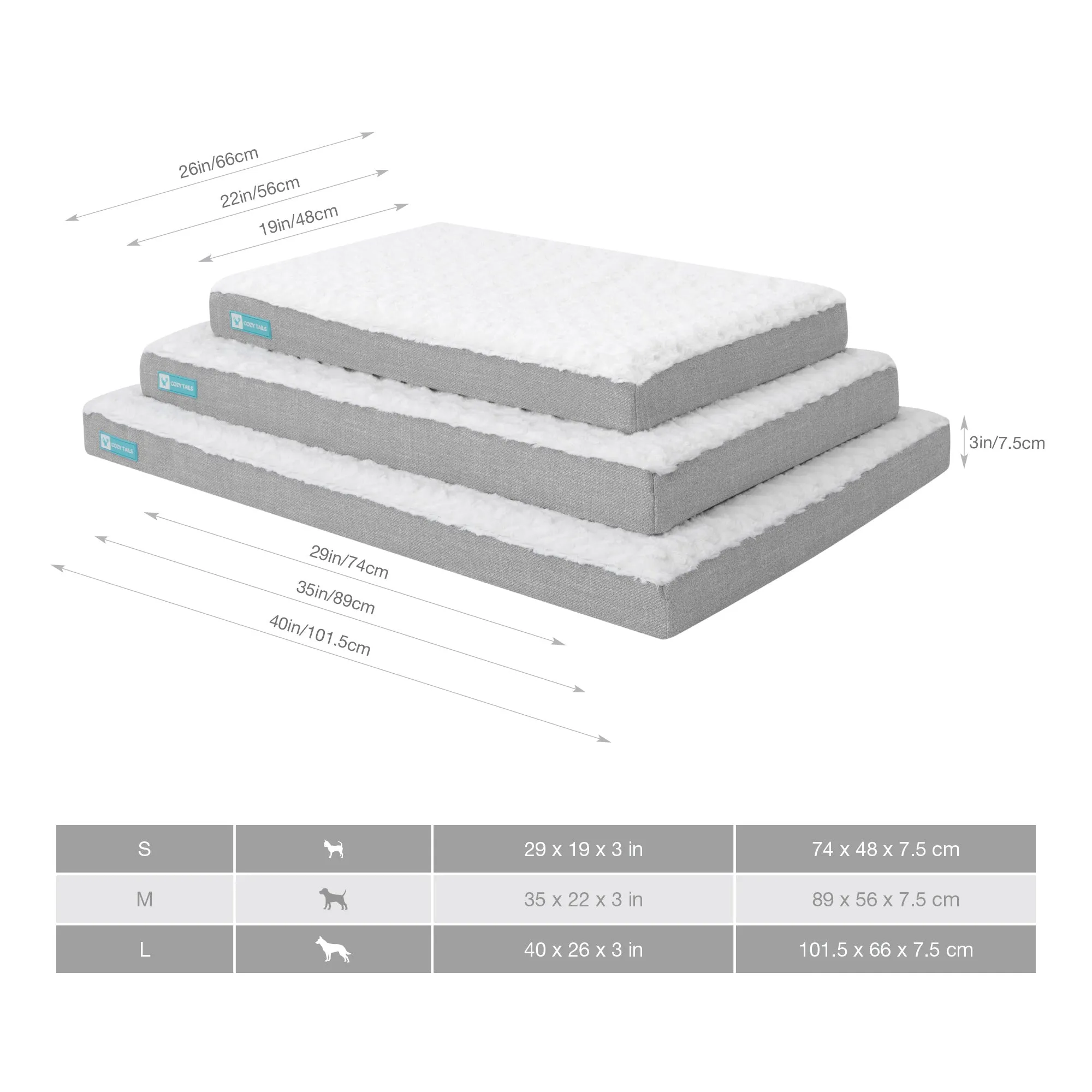 CT003  3D Sea Wave Pet Bed Mattress