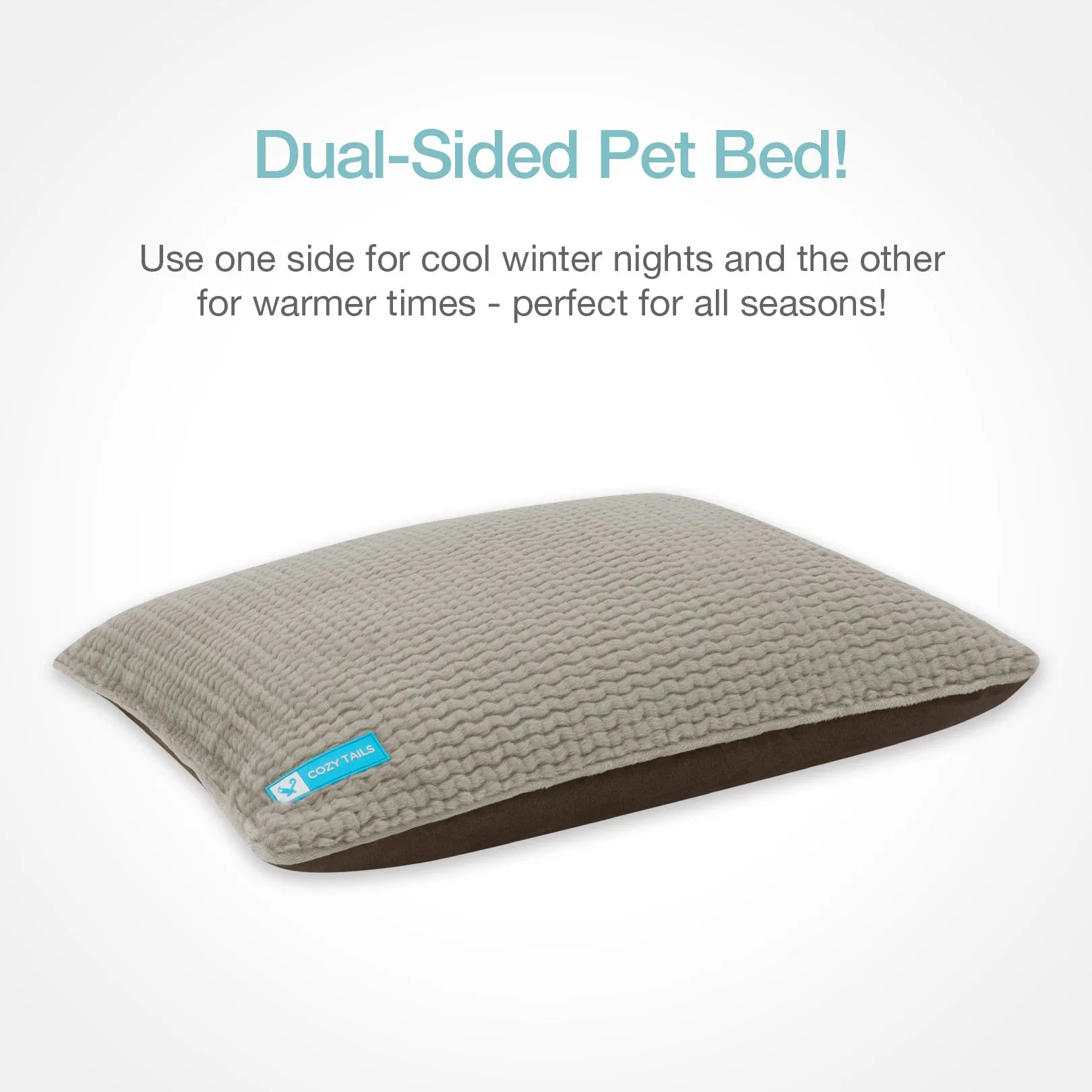 CT007  Double Side Reversible Comfy Pet Bed