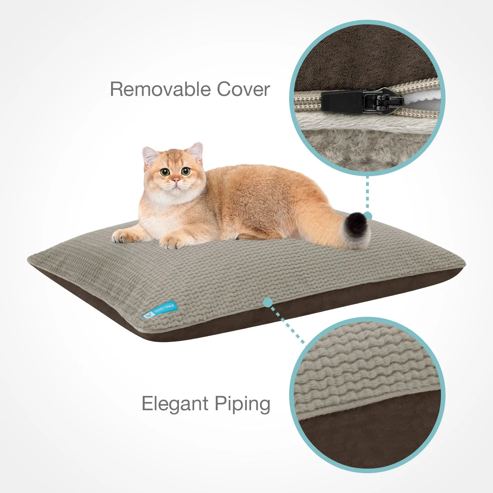 CT007  Double Side Reversible Comfy Pet Bed