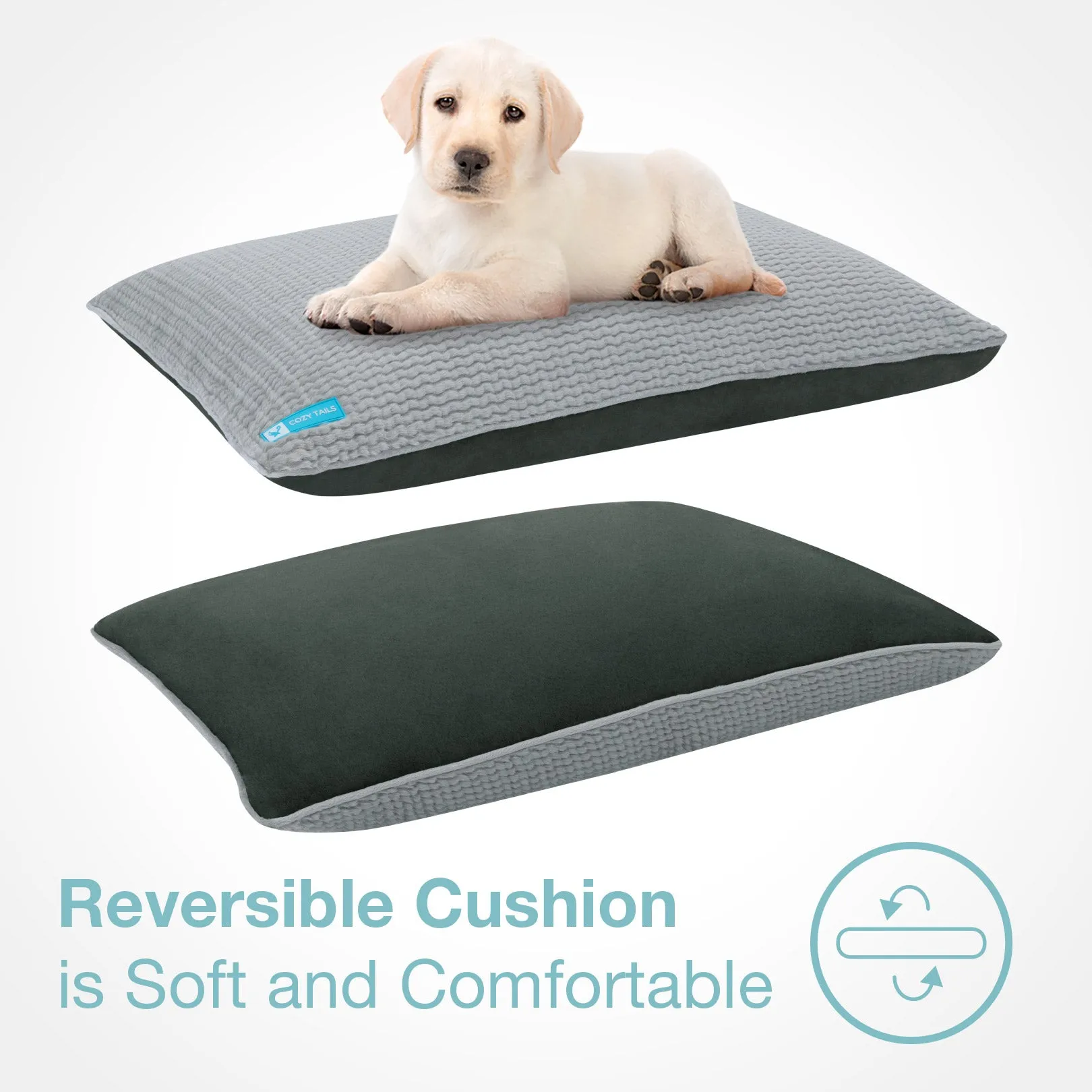 CT007  Double Side Reversible Comfy Pet Bed