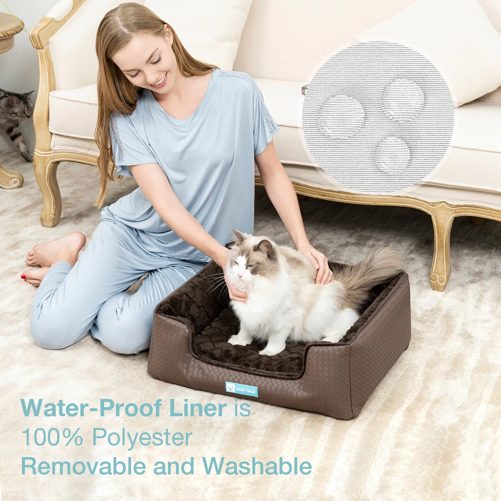 CT013  Memory Foam Pet Bed