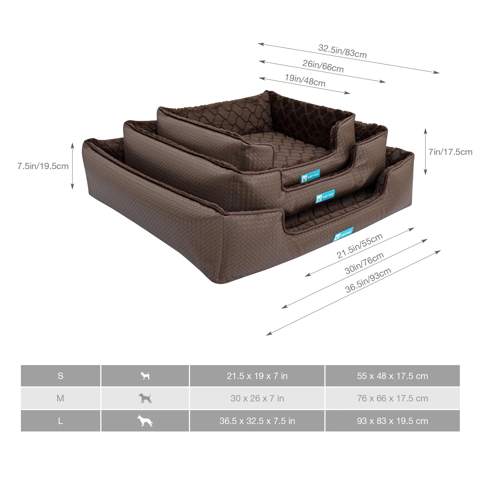 CT013  Memory Foam Pet Bed