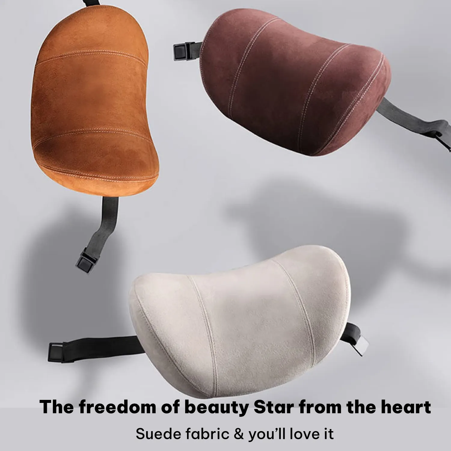Custom Text For Car Headrest (2 PCS), Compatible with All Cars, 2023 Update Version Premium Memory Foam Car Neck Pillow FJ15985