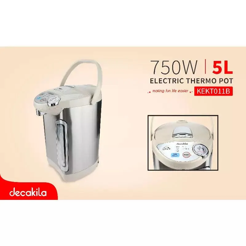 Decakila 5L Electric Thermo Pot 750W - KEKT011B