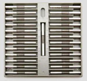 Deltronic THH25 Class X Pin Gauge Sets. 0.001" Steps on Half Thousandth Code DTHH25-0165-0245, Range  .0165 - .0245"