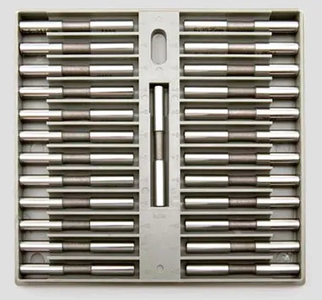 Deltronic THH25 Class X Pin Gauge Sets. 0.001" Steps on Half Thousandth Code DTHH25-0165-0245, Range  .0165 - .0245"
