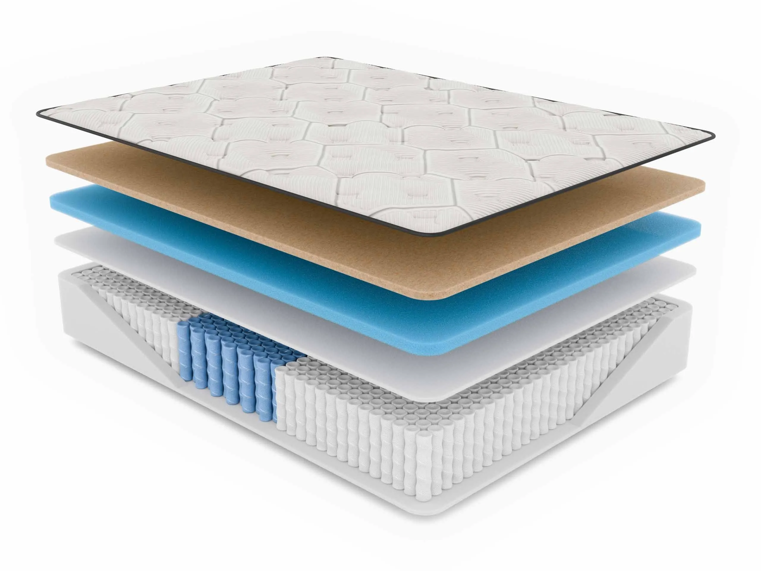 Diamond Mattress® Cool Caress Copper Hybrid EuroTop 14" - Medium
