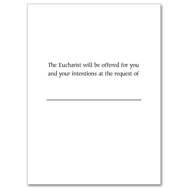 Do This In Remembrance Mass Card, General Intention Greeting Card