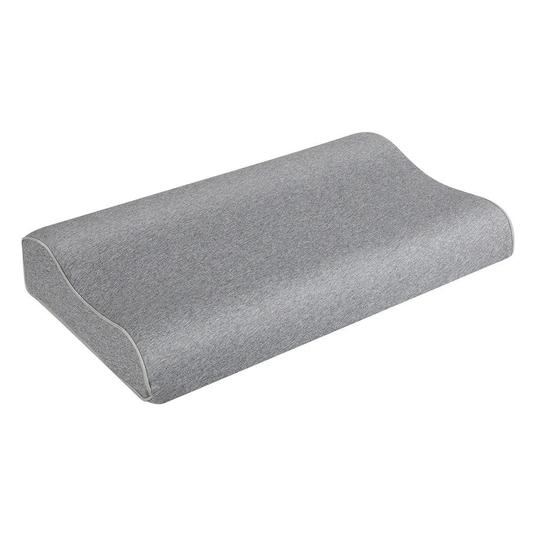 Dreamz Memory Foam Pillow Pillowcase Supprt Grey Rebound