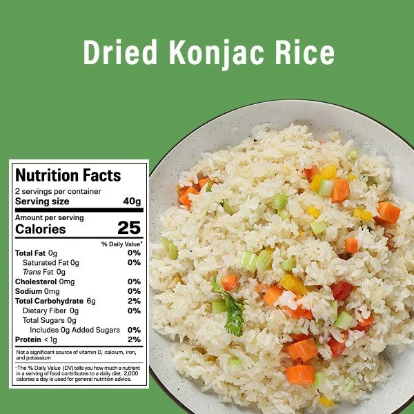 Dried Konjac Rice - 80g