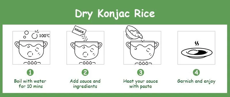 Dried Konjac Rice - 80g
