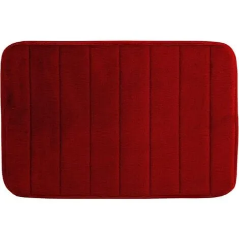 Drimat Memory Foam Bath Mat Red