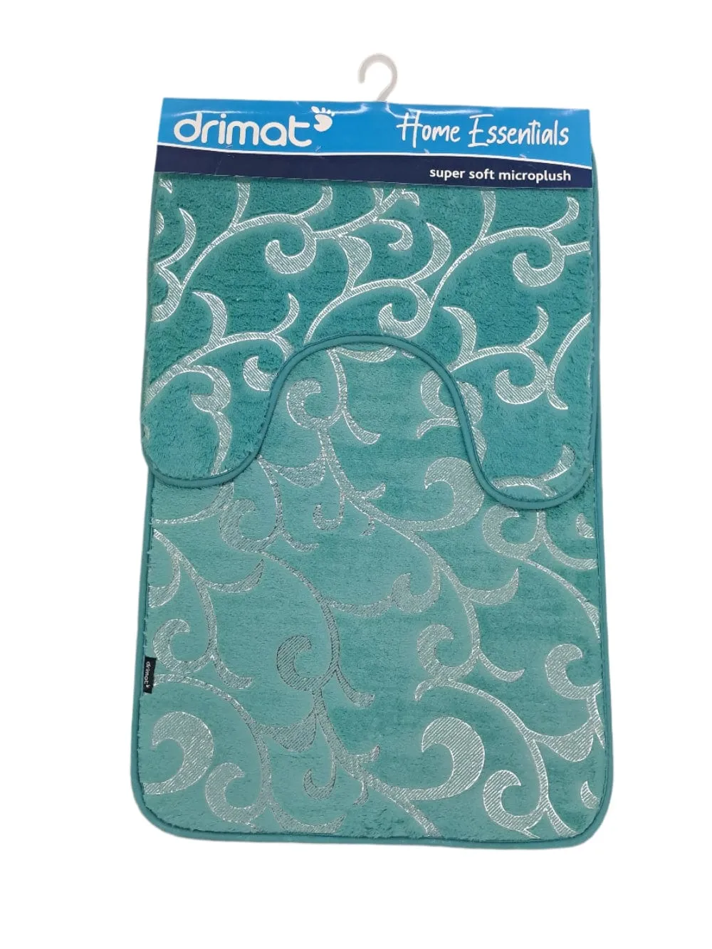 Drimat Velvet Memory Foam Bath Mat 2 Piece