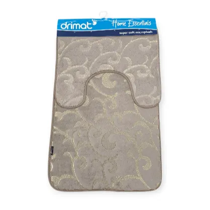 Drimat Velvet Memory Foam Bath Mat 2 Piece