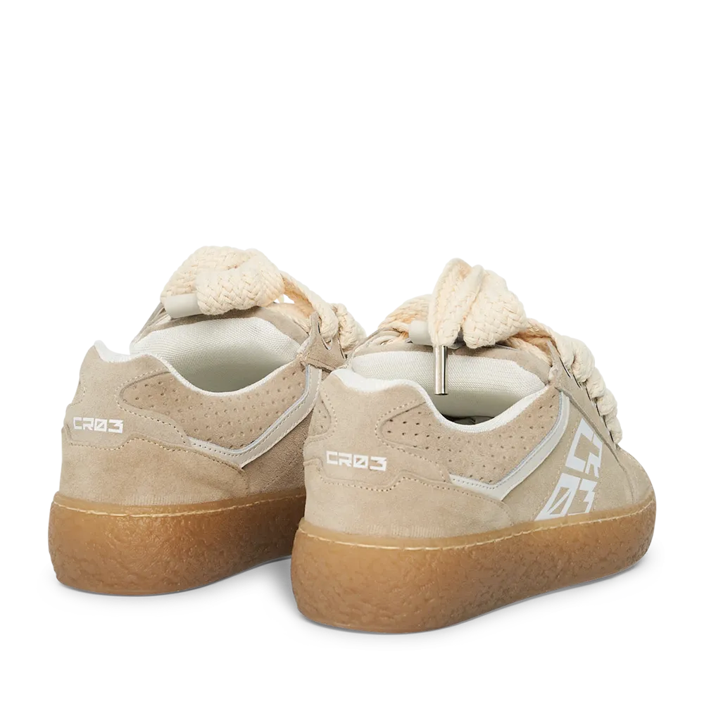 DUDE – Beige Suede