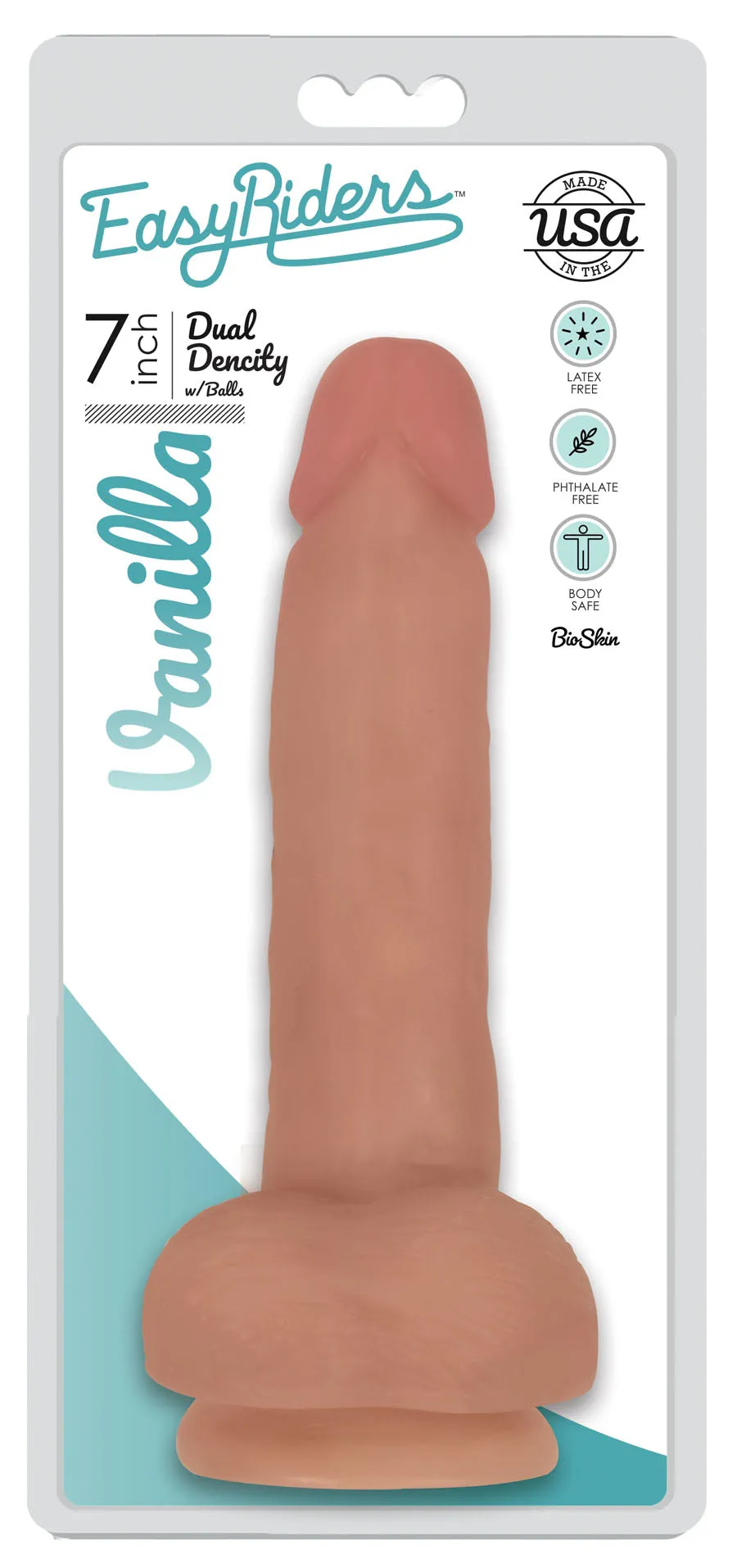 Easy Riders 7&quot; Slim Dong With Balls - Vanilla