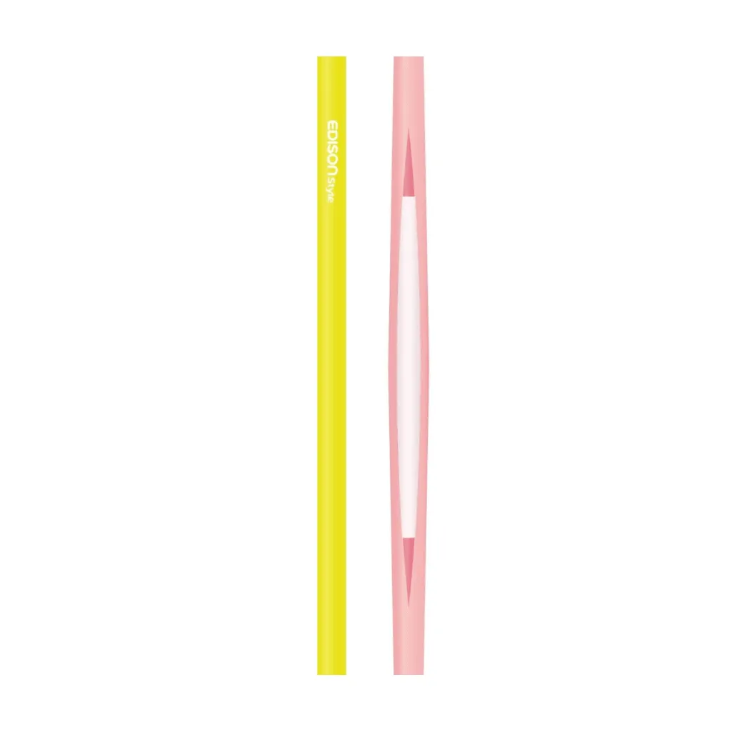 EDISON mama Resealable Silicone Zipper Straw Green/Orange