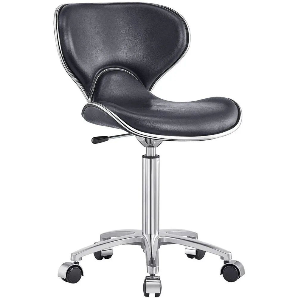Esperto Stool - BLACK / 16.5" - 23.75" Adjustable Seat Height by DIR Salon Furniture