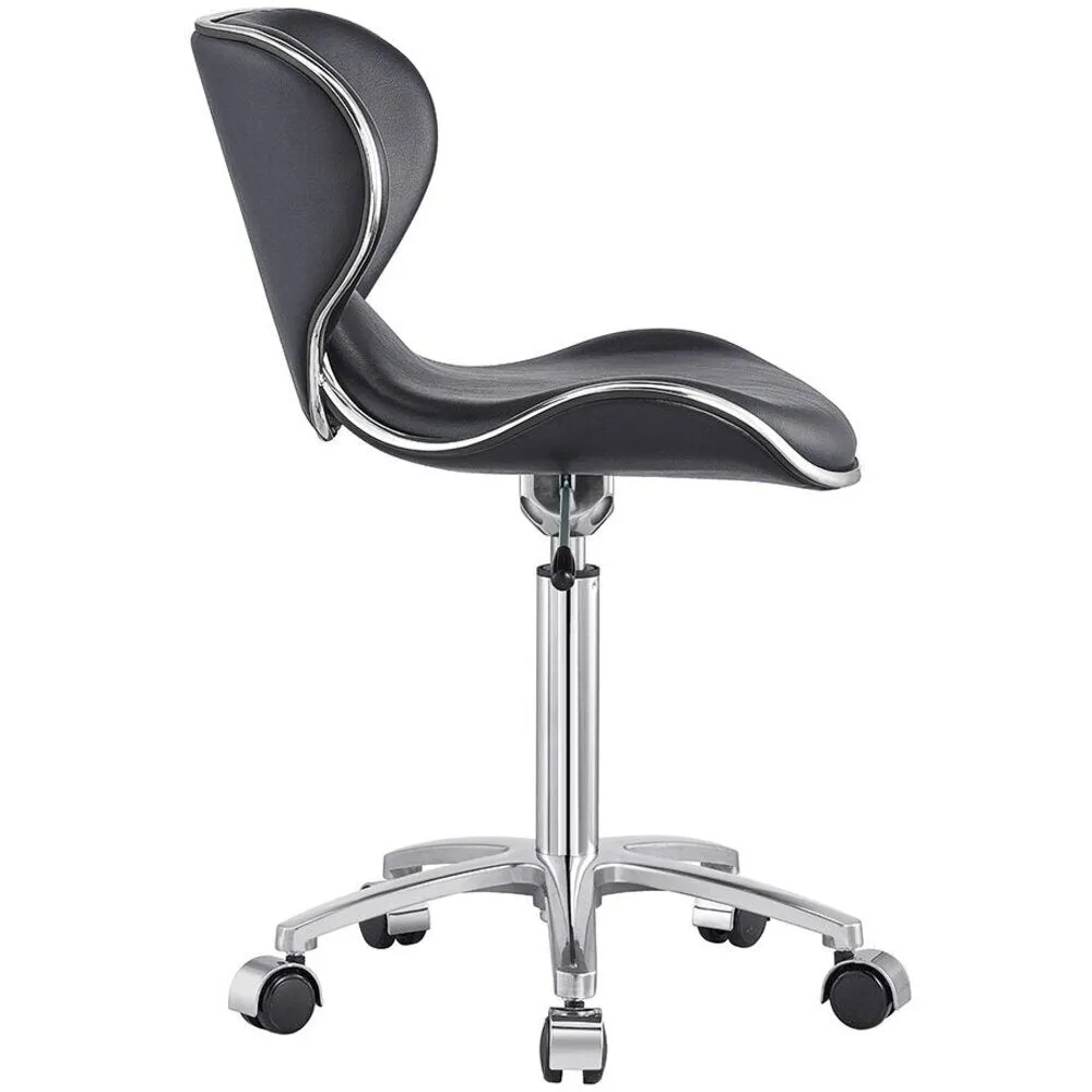 Esperto Stool - BLACK / 16.5" - 23.75" Adjustable Seat Height by DIR Salon Furniture
