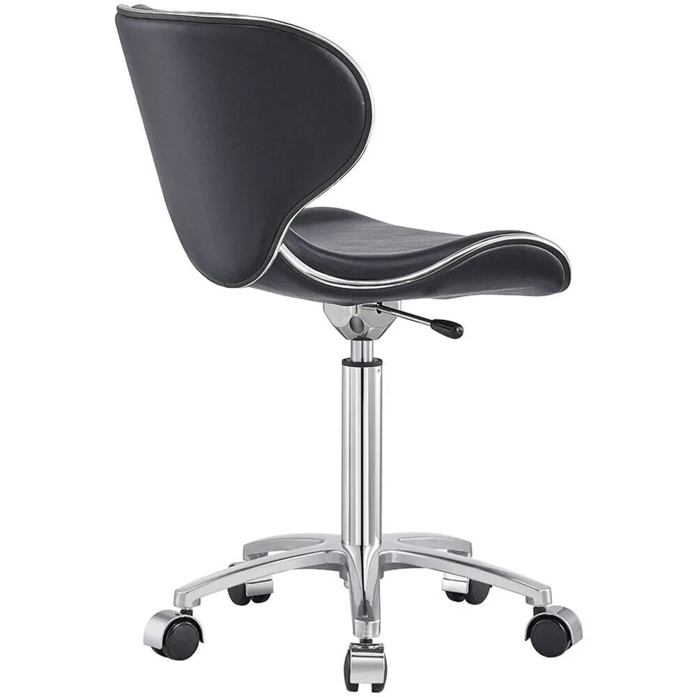 Esperto Stool - BLACK / 16.5" - 23.75" Adjustable Seat Height by DIR Salon Furniture