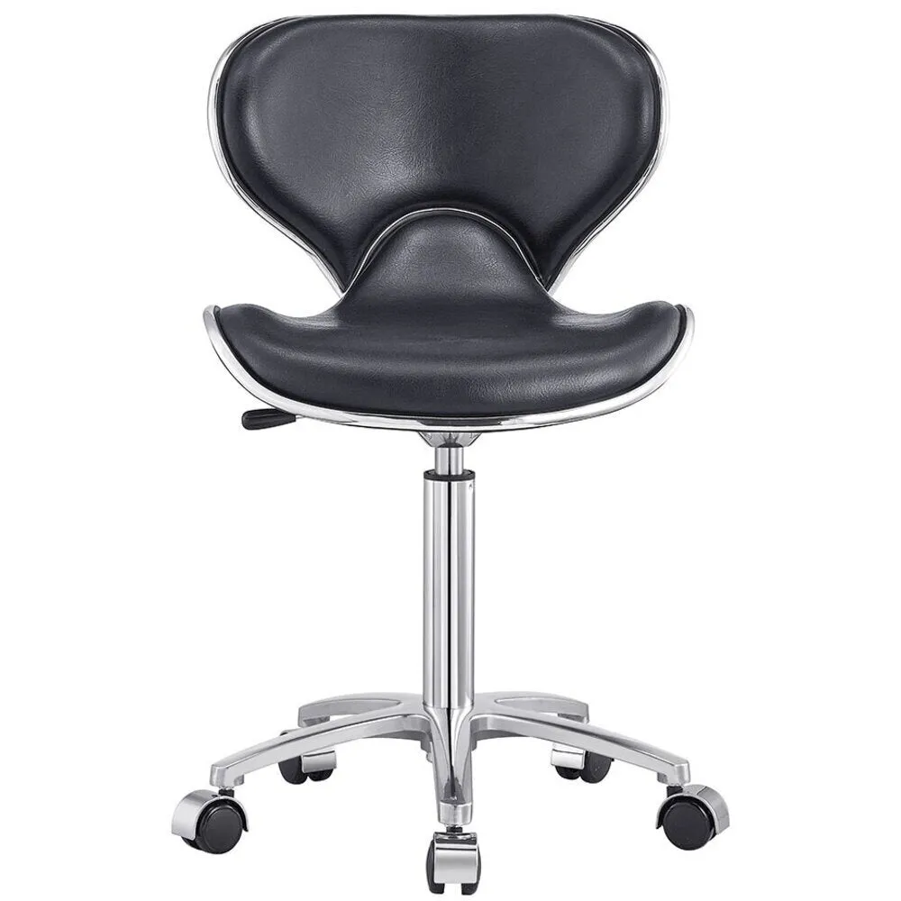 Esperto Stool - BLACK / 16.5" - 23.75" Adjustable Seat Height by DIR Salon Furniture