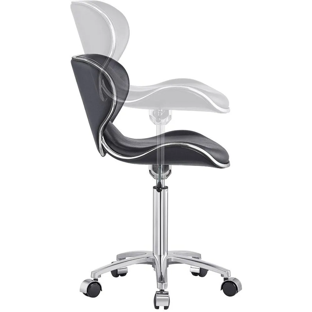 Esperto Stool - BLACK / 16.5" - 23.75" Adjustable Seat Height by DIR Salon Furniture