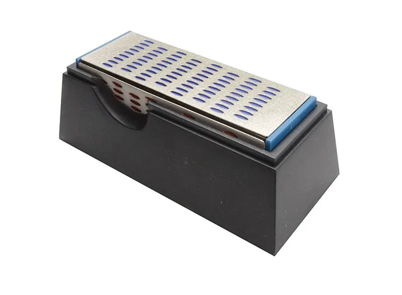 Faithfull Diamond Sharpening Stone 4 Sided 150 X 50 X 50Mm