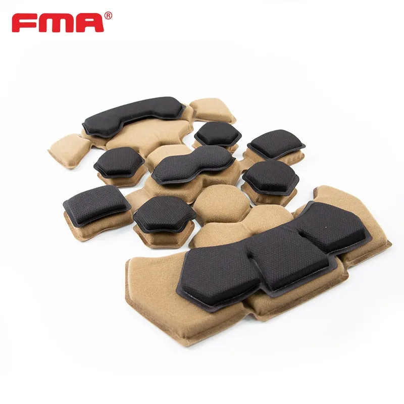 FMA Yunlin Dual Layer Memory Foam Helmet Pad Kit - Coyote