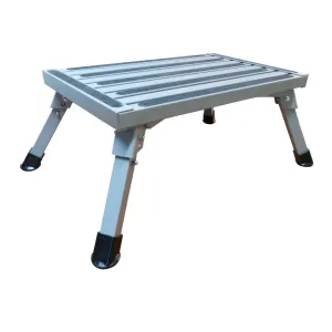 Folding Metal Caravan Step with 150Kg Weight Rating