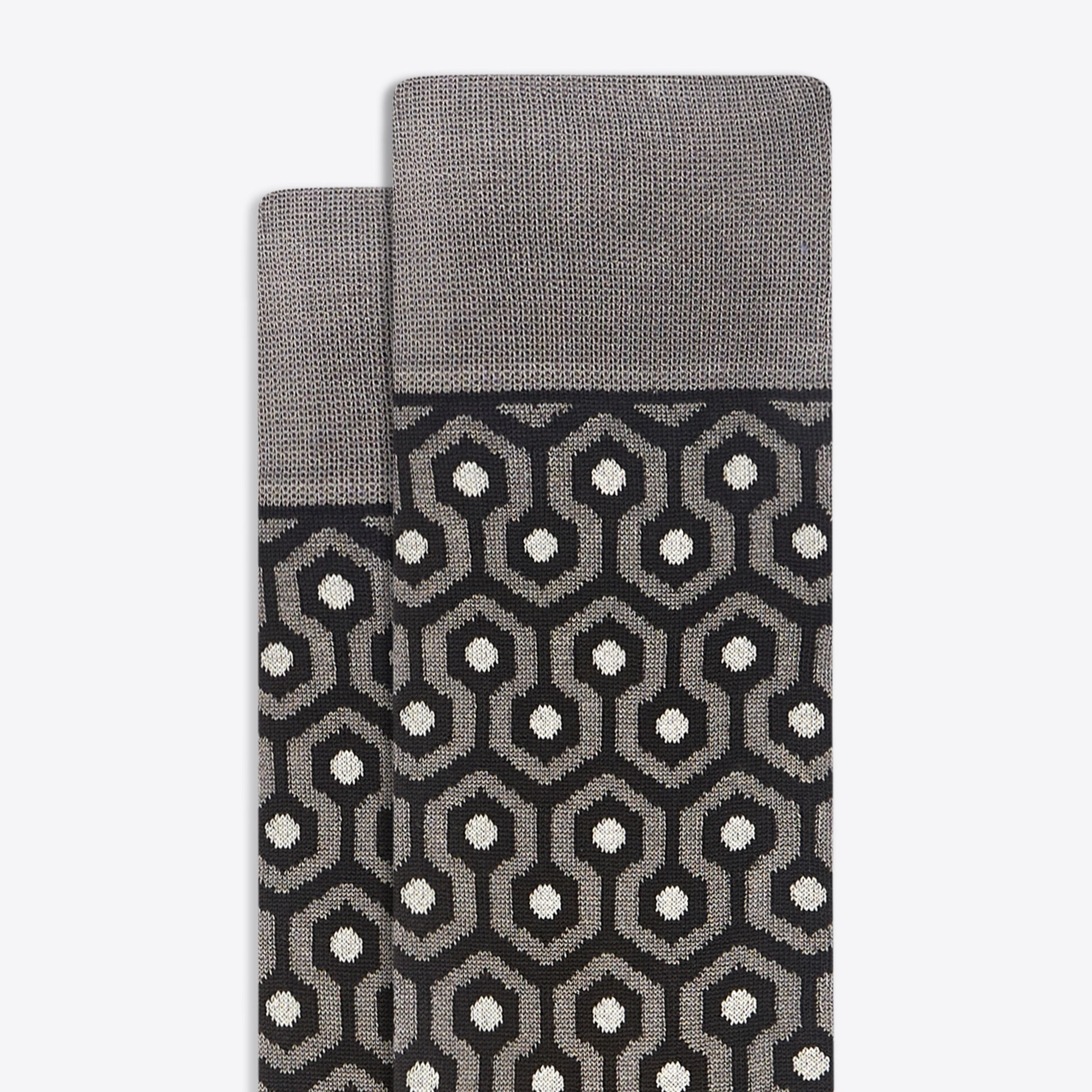 Geometric Mid-Calf Socks