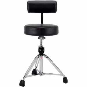 Gibraltar 9600 Series Drum Throne with Round Seat & Adjustable Backrest