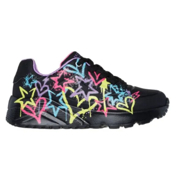 Girl's Sketchers Uno Lite - My Drip Size 3