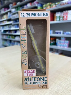 Jack n 'Jill silicone toothbrush 12-24 months children
