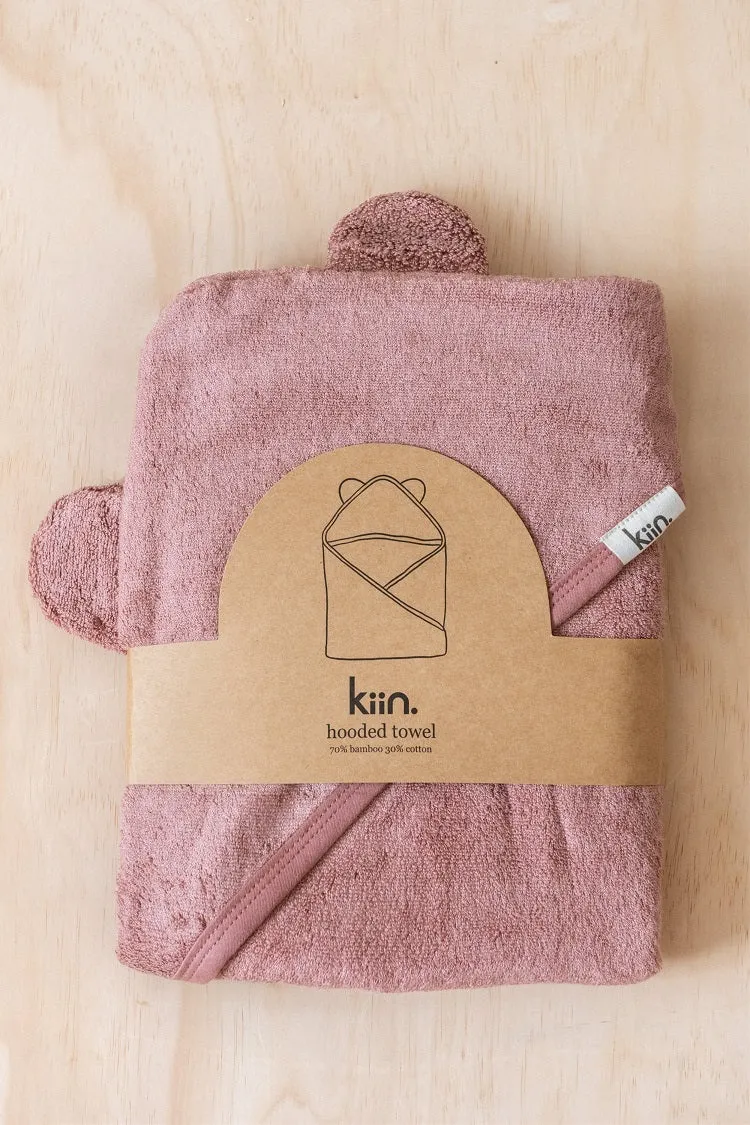 Kiin Bamboo Cotton Hooded Towel