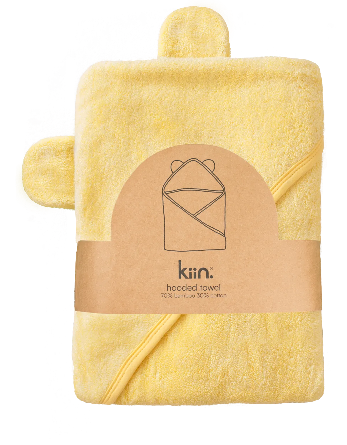 Kiin Bamboo Cotton Hooded Towel