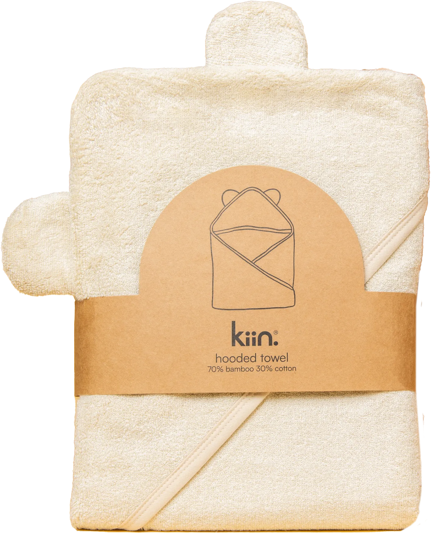 Kiin Bamboo Cotton Hooded Towel